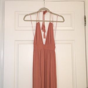 Halter maxi dress